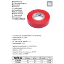 YATO YT-81592 Szigetelőszalag 15 x 0,13 mm x 20 m Piros