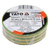 YATO YT-81655 Szigetelőszalag 19 x 0,13 mm x 20 m Zöld-sárga