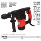 YATO YT-82123 Elektromos fúrókalapács SDS-Plus 5 J 1100 W