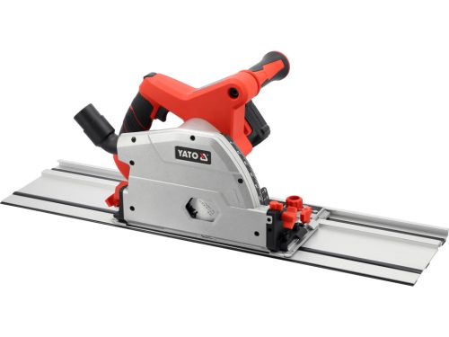 YATO YT-821701 Akkumulátoros merülőfűrész 18V 4Ah 140mm szénkefe nélküli motor + vezetősín (1db 4Ah akku +töltő)