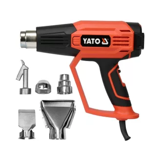   YATO YT-82295 Elektromos hőlégfúvó tartozékokkal 50 - 600 °C 2000 W