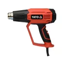 YATO YT-82296 Elektromos hőlégfúvó tartozékokkal LCD kijelzővel 50 - 650 °C 1600 W