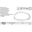 YATO YT-82304 Műanyag hegesztőpálca 2,5 x 5 mm x 1 m PE (5 db/cs)