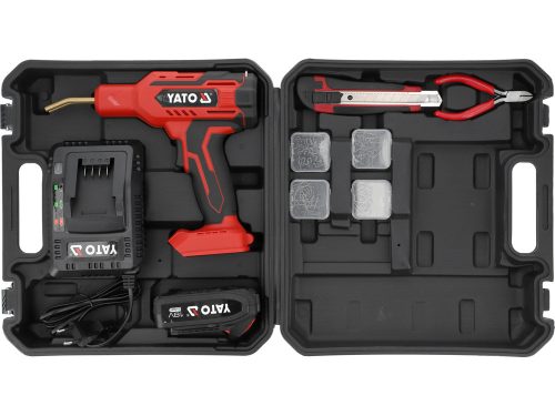 YATO YT-824482 Akkus műanyag hegesztő 18V (1 x 2,0 Ah akku + töltő)