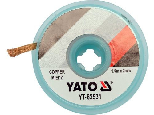 YATO YT-82531 Kiforrasztó szalag 2,0 mm x 1,5 m