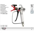 YATO YT-82566 Szórópisztoly YT-82560, YT-82562 festékszóróhoz 1/4" + 3 db szűrő