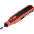 YATO YT-82762 8 V-os akkumulátoros mini csiszoló tartozékokkal