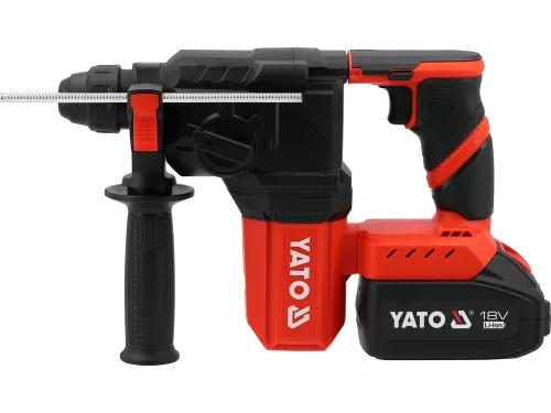 YATO YT-827721 Akkus fúrókalapács SDS+ BL motor 18V (töltő + 1x4Ah akku)