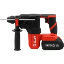 YATO YT-827722 Akkus fúrókalapács SDS+ BL motor 18V (töltő + 2x4Ah akku)