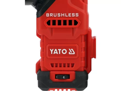 YATO YT-827724 Akkumulátoros fúrókalapács 18V 4Ah SDS Plus 2,4J szénkefe nélküli motor (2x akku + töltő)