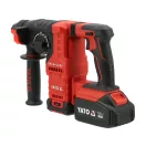 YATO YT-827725 Akkuulátoros fúrókalapács 18V 4Ah SDS Plus 2,4J szénkefe nélküli motor (1x akku + töltő)