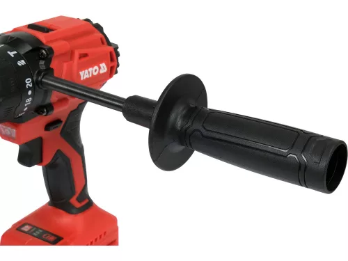 YATO YT-8277915 Akkus fúró-csavarozó 120 Nm szénkefe nélküli 18 V (2 x 4,0 Ah akku + töltő)
