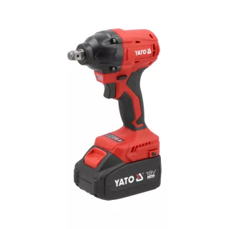   YATO YT-8277925 Akkus ütvecsavarozó 1/2" 350 Nm szénkefe nélkül 18 V (2 x 4,0 Ah akku + töltő)