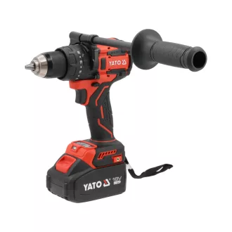   YATO YT-827880 Akkumulátoros fúró-csavarozó szénkefe nélküli motorral 18V (1 x 4.0 Ah + töltő)