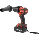 YATO YT-827880 Akkumulátoros fúró-csavarozó szénkefe nélküli motorral 18V (1 x 4.0 Ah + töltő)