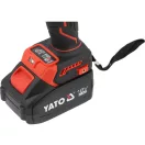 YATO YT-827881 Akkumulátoros fúró-csavarozó szénkefe nélküli motorral 18V (2 x 4.0 Ah + töltő)