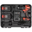 YATO YT-827881 Akkumulátoros fúró-csavarozó szénkefe nélküli motorral 18V (2 x 4.0 Ah + töltő)