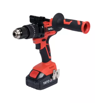   YATO YT-82790 Akkus ütvefúró-csavarozó 18 V szénkefe nélküli motor (1 x 3,0 Ah akksi + töltő)