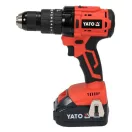 YATO YT-82791 Akkus ütvefúró-csavarozó 75 Nm szénkefe nélküli 18 V Li-Ion (2 x 3 Ah akku + töltő)