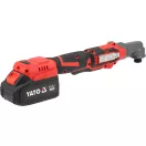 YATO YT-828030 Elektromos racsni akkumulátoros 18V 160NM rövid felépítésű szénkefe nélküli motorral (1 x 4Ah akkuval és töltővel)