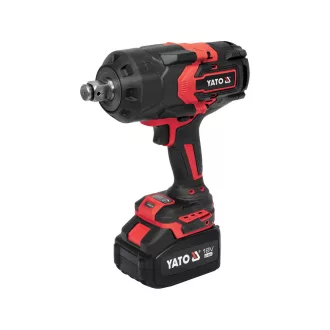   YATO YT-828073 Akkus ütvecsavarozó 3/4col 2400 Nm szénkefe nélküli 18 V (1 x 6,0 Ah akku + töltő)