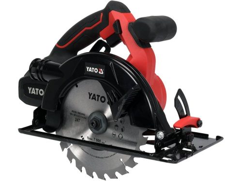 YATO YT-82808 Akkus körfűrész 18 V szénkefe nélküli motor 185 mm (1 x 3,0 Ah akksi + töltő)