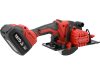 YATO YT-8281185 Akkus körfűrész 140 mm szénkefe nélküli 18 V (2 x 4,0 Ah akku + töltő)