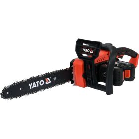   YATO YT-82812 Akkus láncfűrész 350 mm 2 x 18 V (2 x 2,0 Ah akku + töltő)