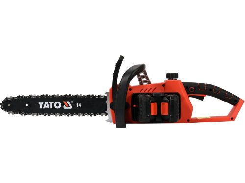 YATO YT-82812 Akkus láncfűrész 350 mm 2 x 18 V (2 x 2,0 Ah akku + töltő)