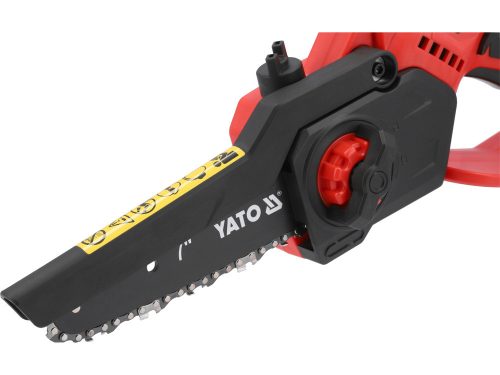 YATO YT-828133 Akkus láncfűrész 175 mm szénkefe nélküli 18 V (1 x 2 Ah akku + töltő)