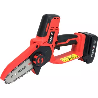   YATO YT-828135 Akkus láncfűrész 100 mm 18 V (1 x 2,0 Ah akku + töltő)