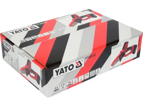YATO YT-828135 Akkus láncfűrész 100 mm 18 V (1 x 2,0 Ah akku + töltő)
