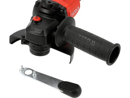 YATO YT-828251 Akkumultoros sarokcsiszoló 18V 4Ah 125mm szénkefe nélküli motorral (1x akku + töltő)