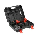 YATO YT-828255 Akkumulátoros sarokcsiszoló szénkefe nélküli motorral 18V (töltő + 2 x 4 Ah akku)