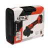 YATO YT-82829 Akkus sarokcsiszoló 125 mm szénkefe nélküli 18 V Li-Ion (1 x 3,0 Ah akku + töltő)