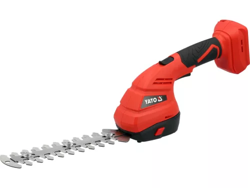 YATO YT-828336 Akkumulátoros fű és sövénnyíró 18V szénkefe nélküli motor (akku + töltő nélkül)
