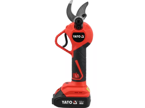 YATO YT-828380 Akkumulátoros metszőolló 18V 2Ah max 30mm szénkefe nélküli motor (1x akku + töltő)