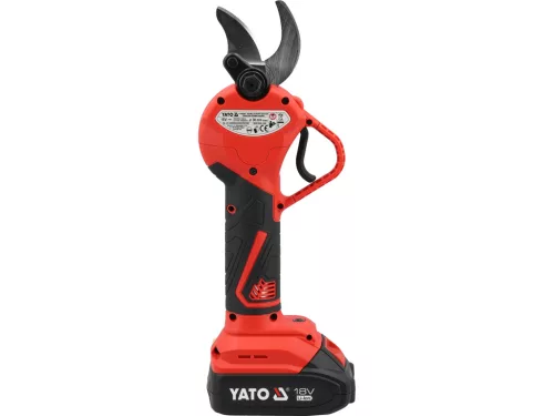YATO YT-828380 Akkumulátoros metszőolló 18V 2Ah max 30mm szénkefe nélküli motor (1x akku + töltő)