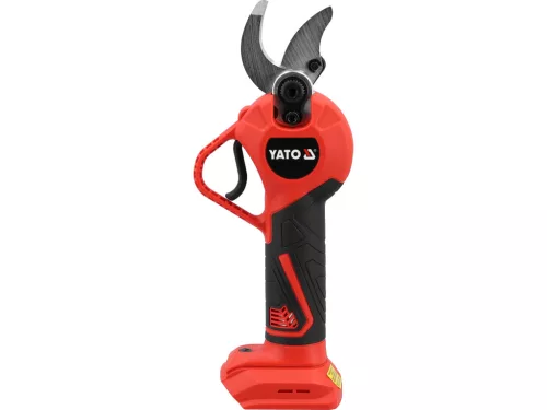 YATO YT-828381 Akkumulátoros metszőolló 18V max 30mm szénkefe nélküli motor (akku + töltő nélkül)