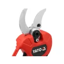 Yato YT-828383 Akkumulátoros metszőolló szénkefe nélküli motorral (akku + töltőnélkül)