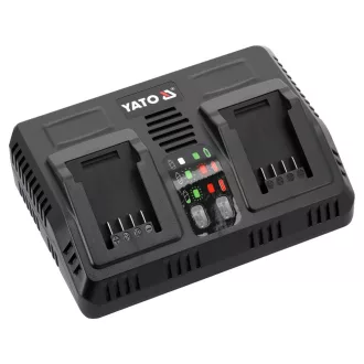   YATO YT-828501 Intelligens dupla akkumulátor töltő 18V (2.4-4.5A)