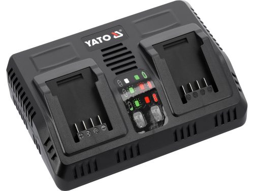 YATO YT-828501 Intelligens dupla akkumulátor töltő 18V (2.4-4.5A)