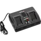 YATO YT-828501 Intelligens dupla akkumulátor töltő 18V (2.4-4.5A)