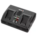 YATO YT-828501 Intelligens dupla akkumulátor töltő 18V (2.4-4.5A)