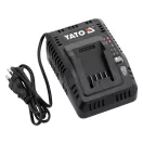 YATO YT-828510 Akkumulátor 2 x 4.0 Ah és intelligens töltő szett kofferben