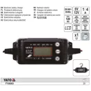 YATO YT-83033 Akkumulátor töltő 6/12 V 1/4 A max. 120 Ah LCD kijelző