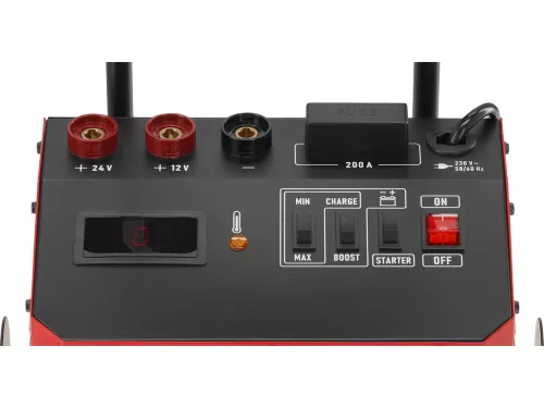 YATO YT-83064 Akkumulátor töltő és indító 12/24V 230V 20 - 800Ah