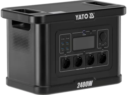 YATO YT-83095 Hordozható erőmű 2400W, 2232WH LIFEPO4, EPS