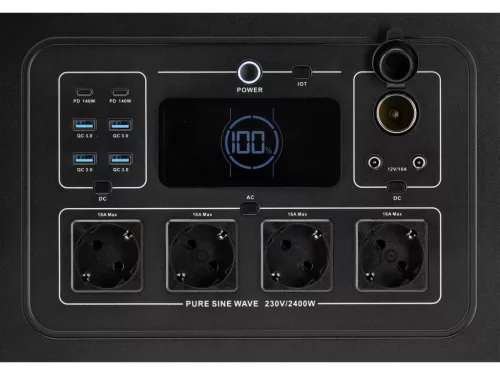 YATO YT-83095 Hordozható erőmű 2400W, 2232WH LIFEPO4, EPS