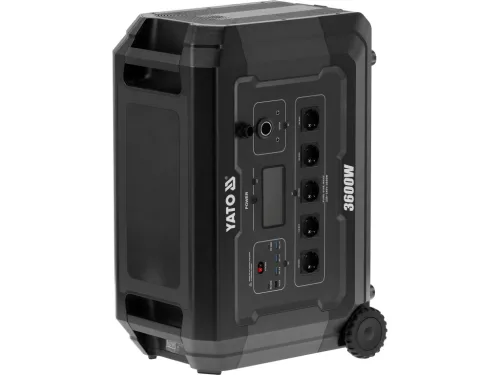 YATO YT-83096 Hordozható erőmű 3600W, 3072WH LIFEPO4, EPS